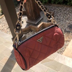 Vintage Prada quilted Tessuto nylon mini bag